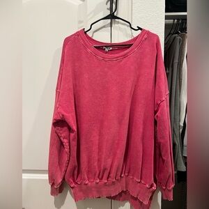 White Birch Women’s Oversized Crewneck Sweater